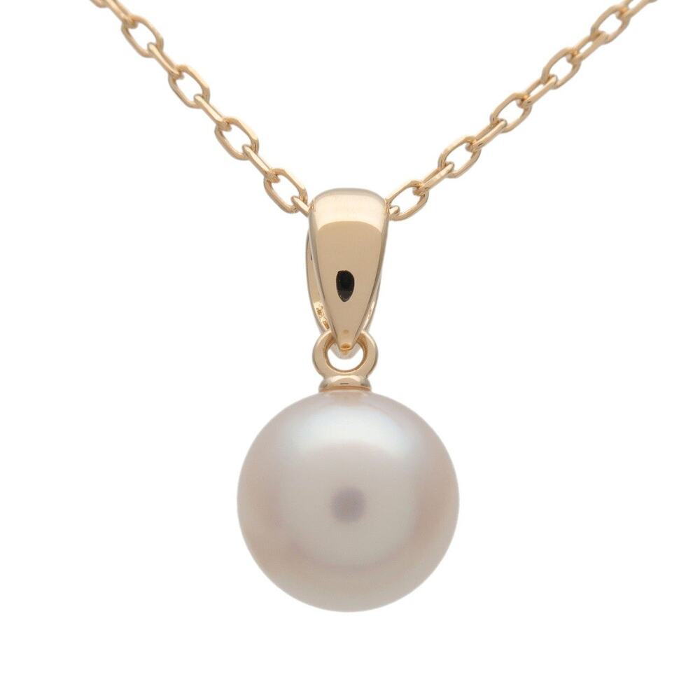 Mikimoto Pearl 18K Gold Pendant Necklace